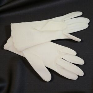 Vintage Fownes White Dress Gloves Size 6.5 Original Packaging